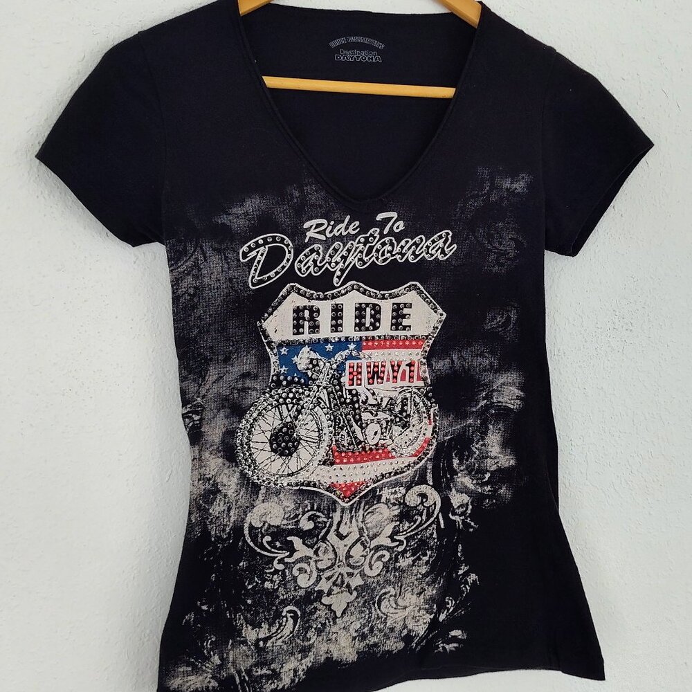 Daytona, Hwy 1, Women’s Tee, Bruce Rossmeyer, S